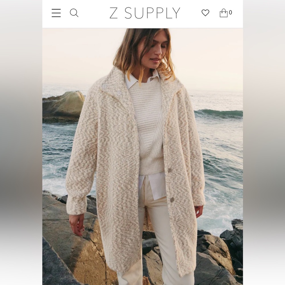Z Supply - Connor Mohair Knit Coat. Size Large. New with Tags. Worth $179.00.
